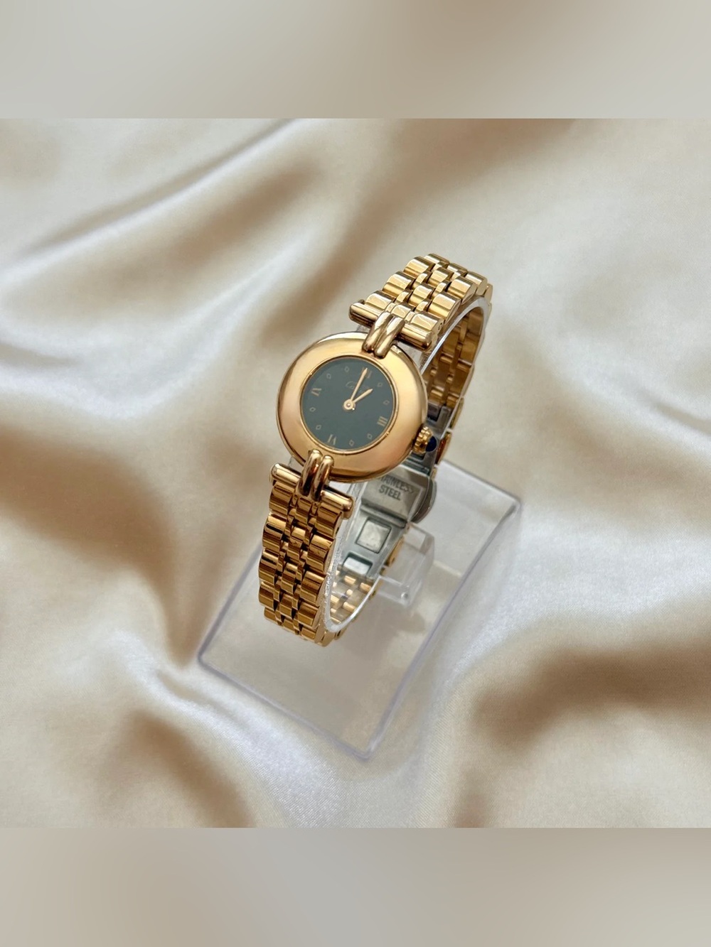 AUTHENTIC VINTAGE CARTIER GOLD WATCH - WITH BOX - Picture 6 of 8